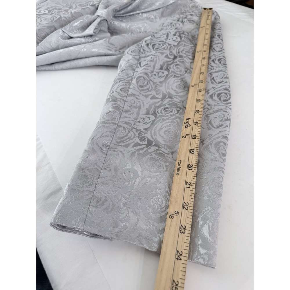Le Suit 2PC Skirt Suit Womens 22W Silver Mother of the Bride Wedding Formal Plus - Picture 16 of 16